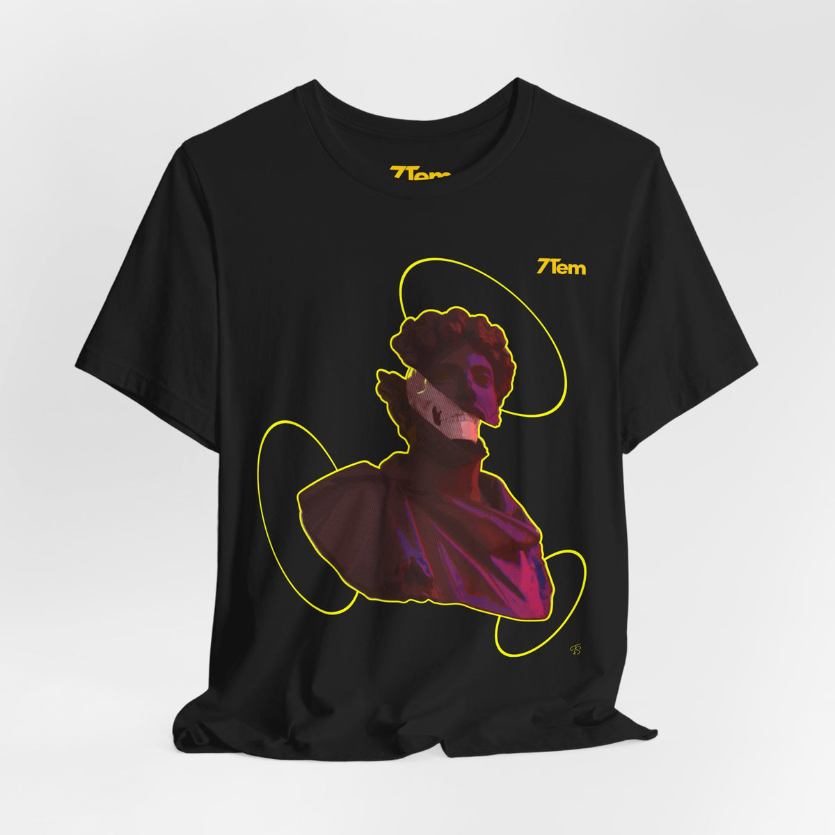 7tem MarcusM Tee — Sculptural Skull Graphic T-shirt