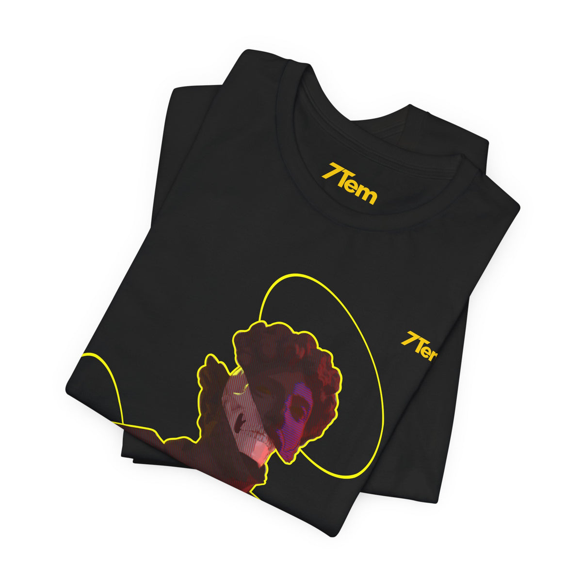7tem MarcusM Tee — Sculptural Skull Graphic T-shirt