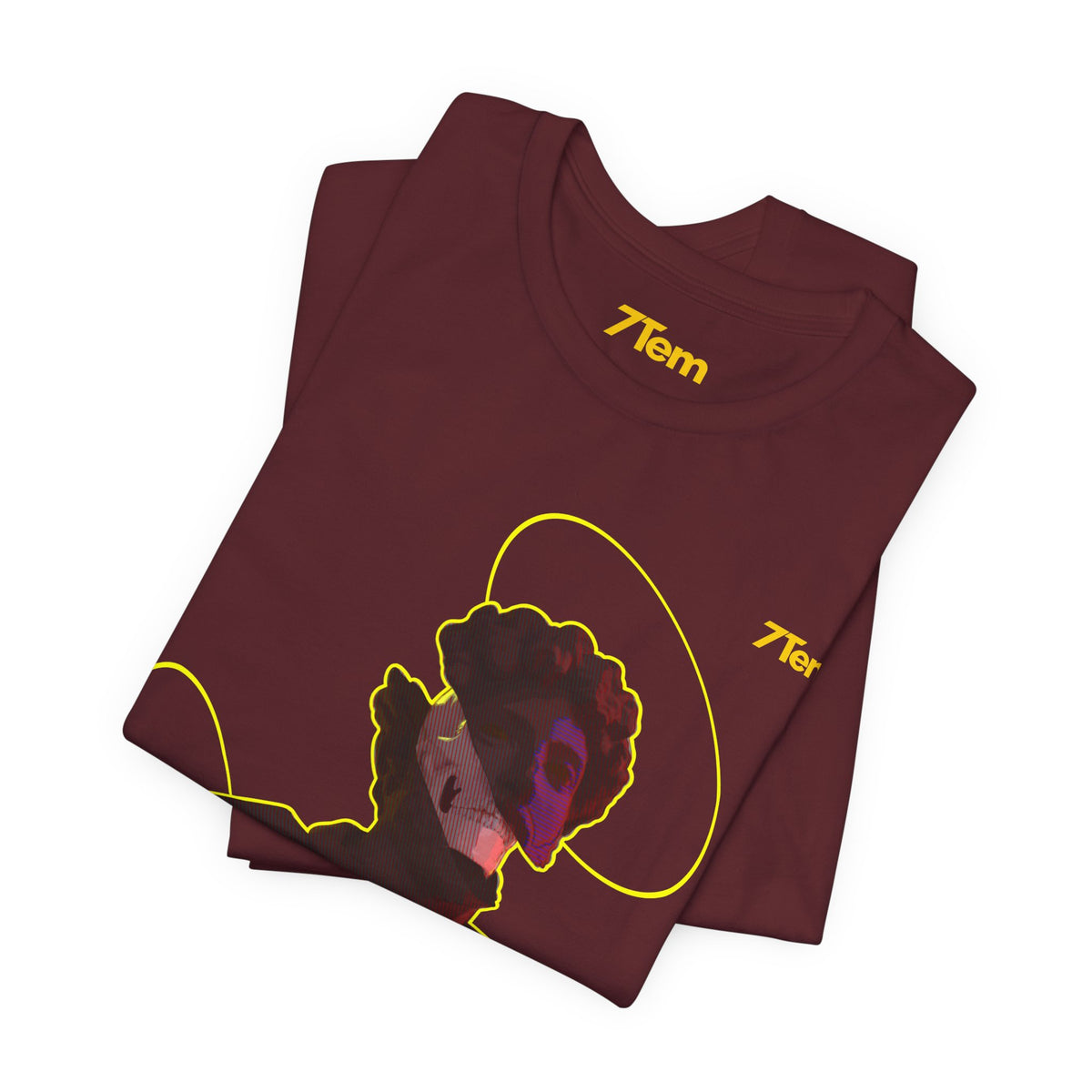 7tem MarcusM Tee — Sculptural Skull Graphic T-shirt
